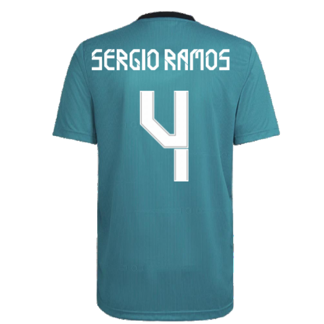 Real Madrid 2021-2022 RM Authentic Third Shirt (SERGIO RAMOS 4)