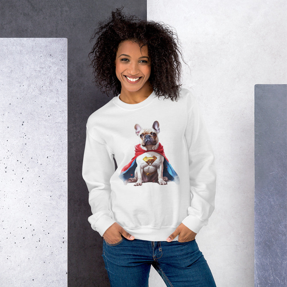 Durable Cuddly Frenchie Unisex Sweatshirt - Ideal Fashion Statement &...