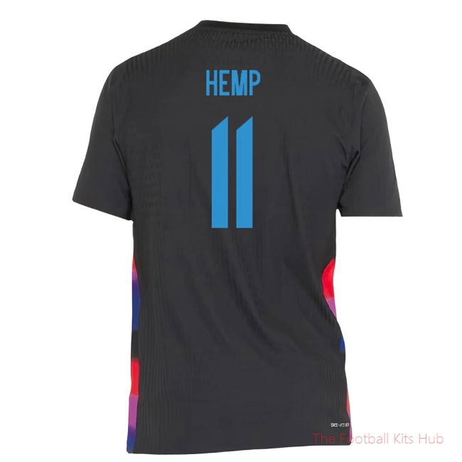 2025-2026 England WEC Authentic Away Shirt (Black) - Mens (HEMP 11)