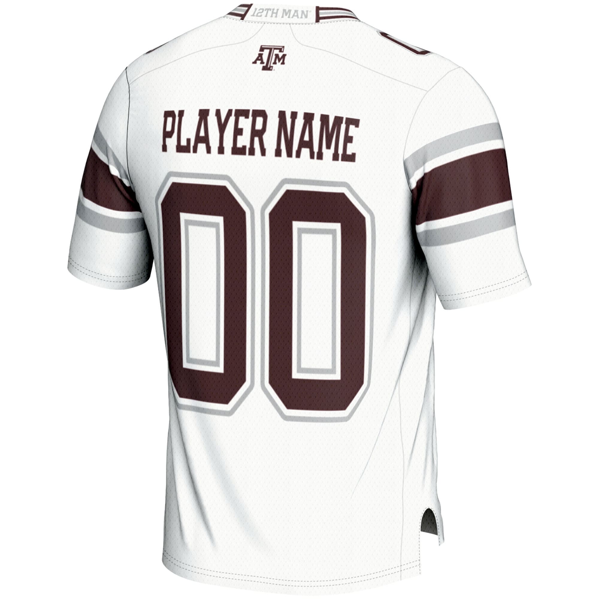 [NJP] Texas A&M Aggies GameDay Greats Youth NIL Pick-A-Player Football Jersey - White