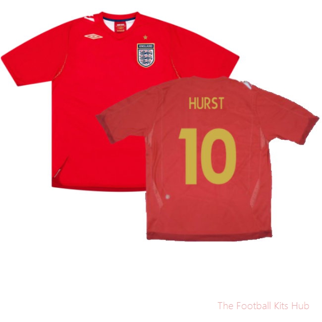 England 2006-08 Away Shirt (XL) (Mint) (HURST 10)