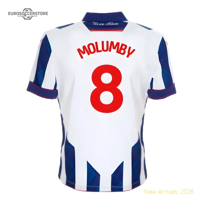 West Brom 2024 Home Jersey Shirt Football Fan Supporter Collection