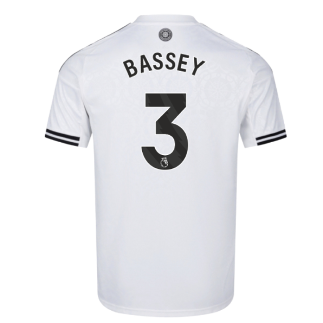 2025-2026 Fulham Home Shirt (Bassey 3) Premier League Football Gear