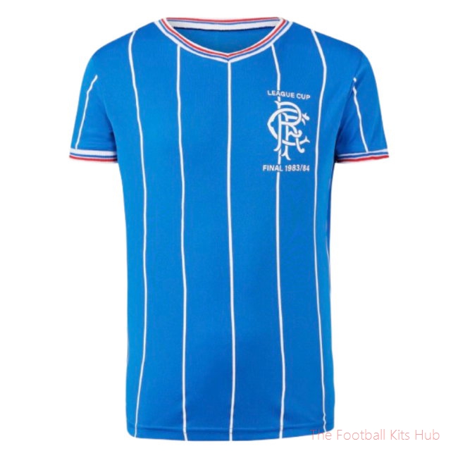 Rangers League Cup Final 1983-1984 Home Shirt (Kids) (Your Name)