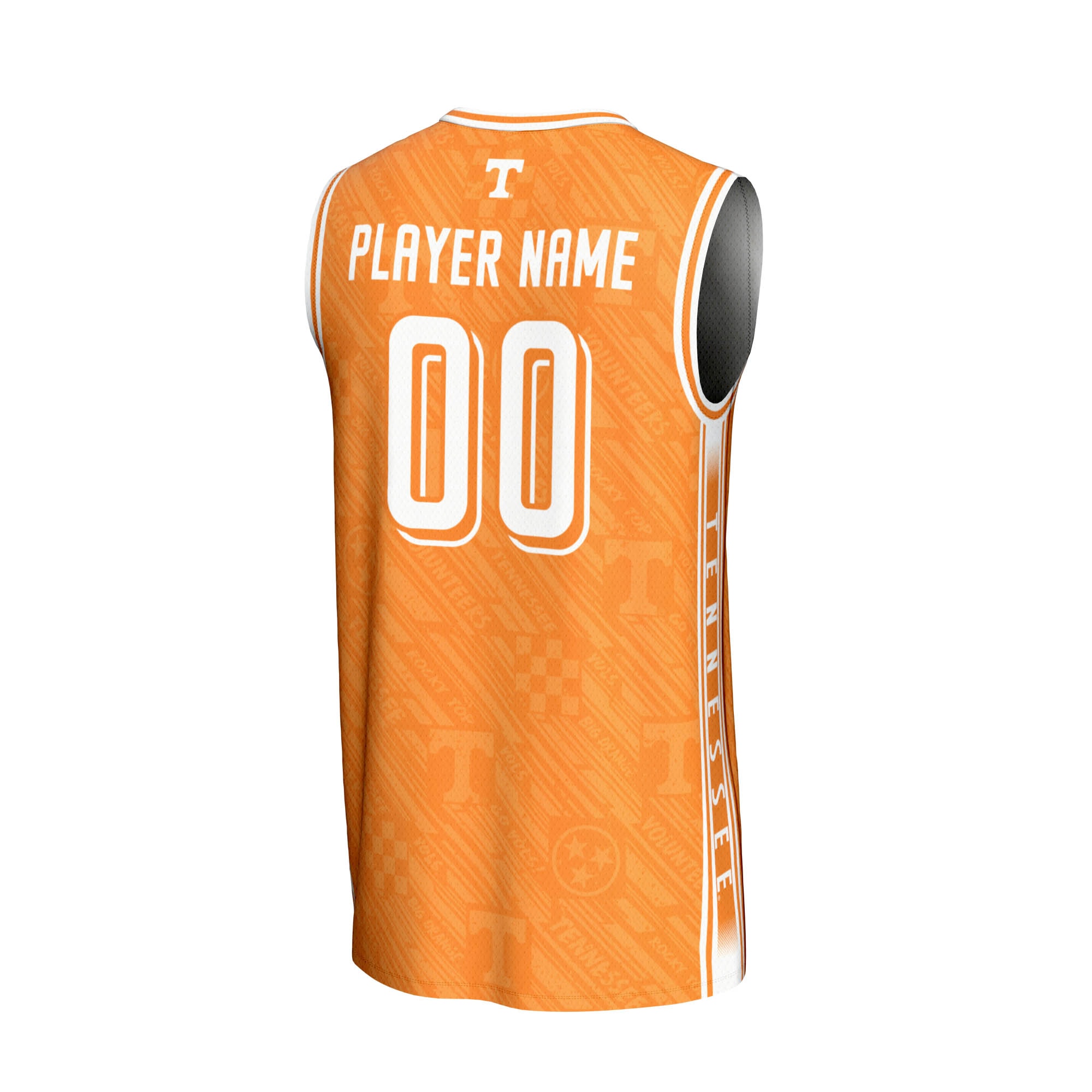 [NJP] Tennessee Volunteers GameDay Greats NIL Pick-A-Player Men's Basketball Highlight Print Lightweight Jersey - Tennessee Orange