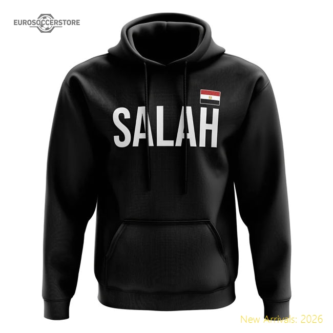 Outstanding Mohamed Salah Ancient Footballers Name Hoody (black)