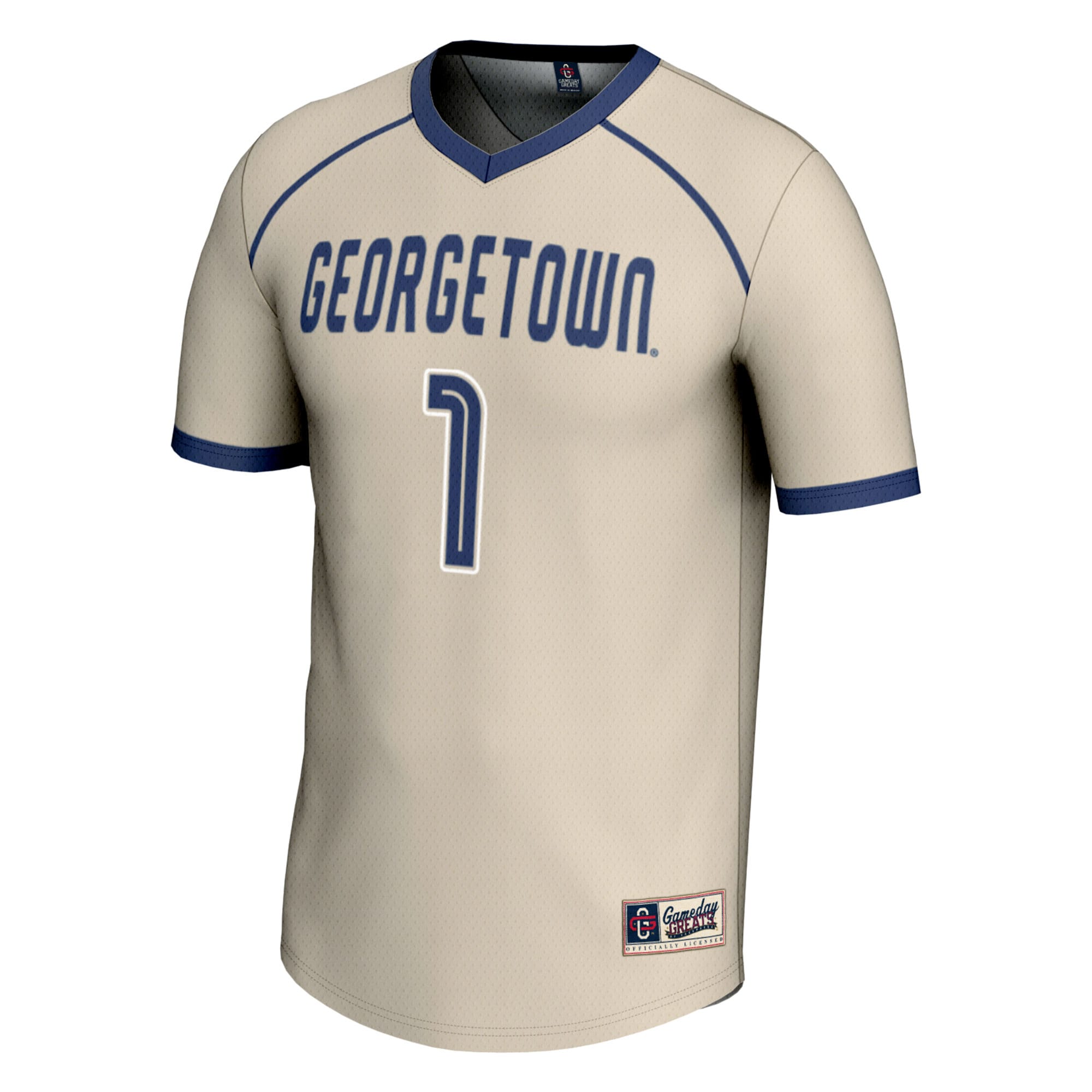 [DDG] Georgetown Hoyas GameDay Greats Youth Lightweight Women's Lacrosse Jersey - Gray