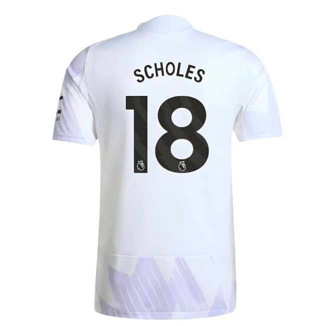 2025-2026 Man Utd Authentic Away Jersey (Scholes 18)