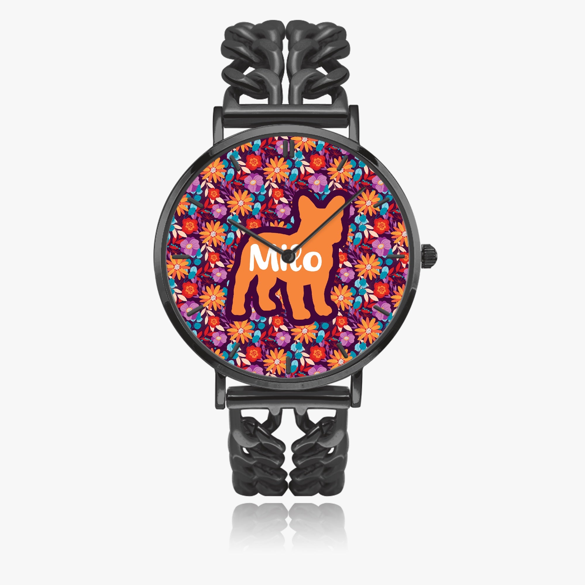 Noodle - Personalized Chic Hollow Strap Watch for Frenchie Lovers