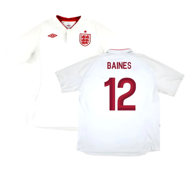 England 2012-13 Home Shirt (Good) (Baines 12)