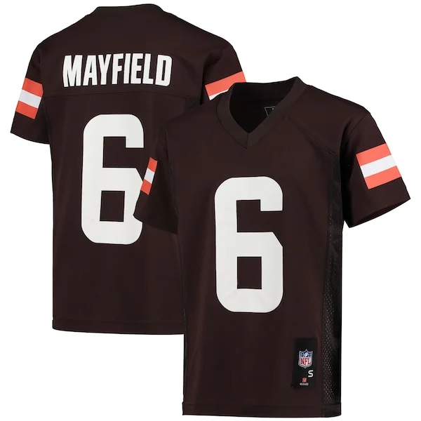 None Replica NFL Jersey - Brown | Game-Day Football Apparel | NFL Foot