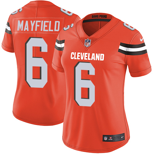 NFL C B Browns #6 Baker Mayfield Brown Limited Jersey --v8