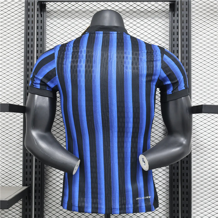 Breathable Inter Milan 2526 Home Football Shirt Authentic Version