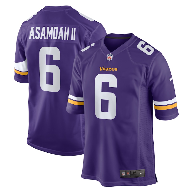None Brian Asamoah II MIN Vikings Modern Great Value Jersey Football A