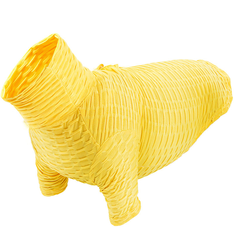 Frenchie Winter Cloth Stylish Turtleneck Bottoming Shirt Indoor Comfort