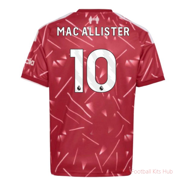 Liverpool Home Shirt Mac Allister #10 2026-2027 Kids' Club Jersey
