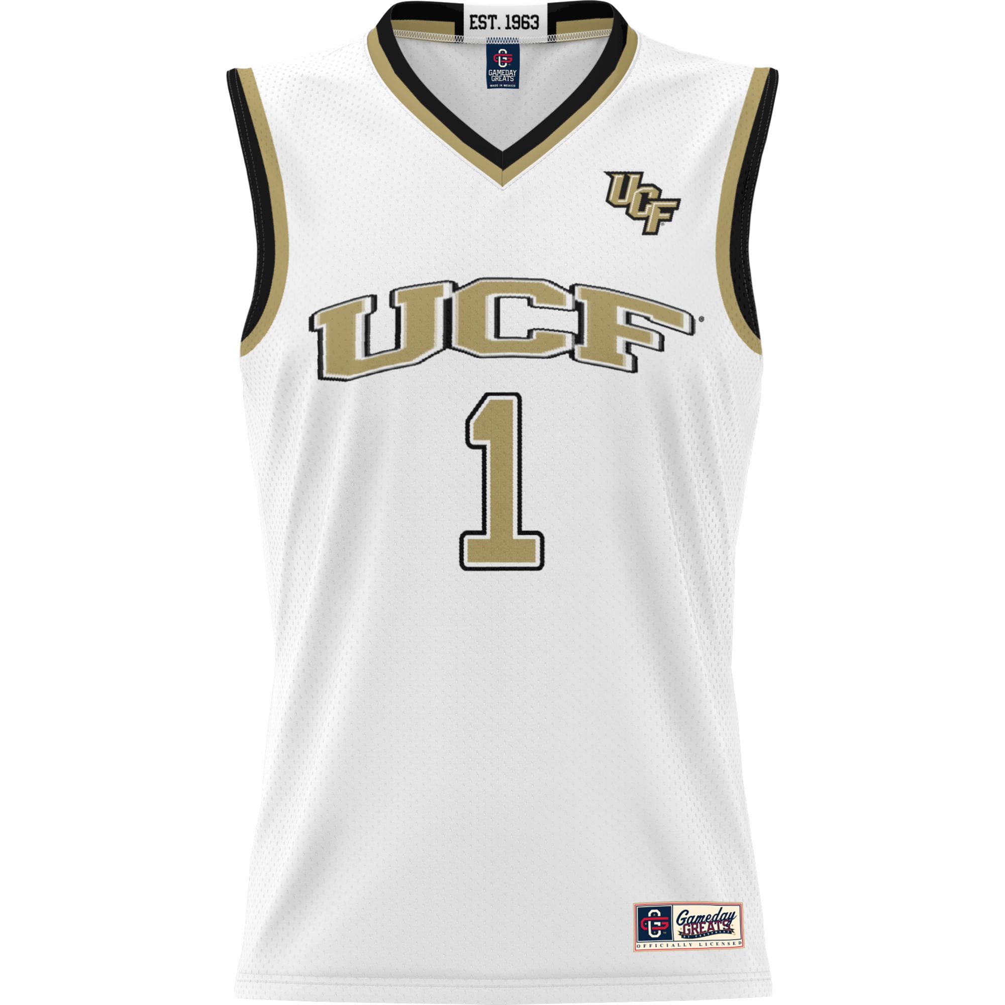 [DDG] UCF Knights GameDay Greats Youth Lightweight Basketball Jersey - White