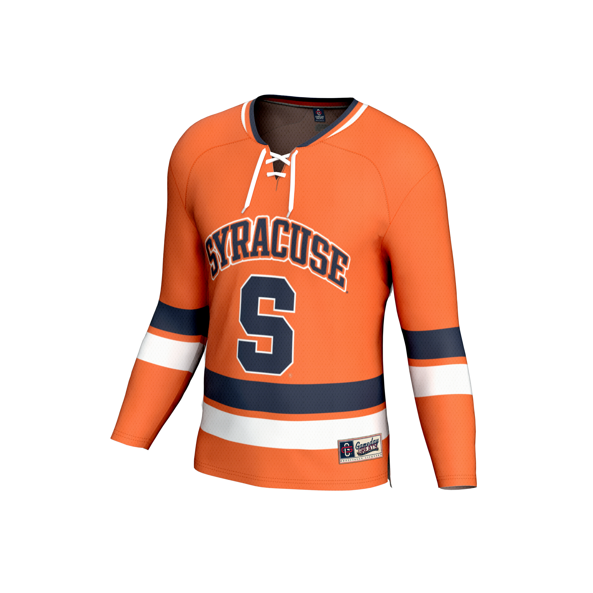 [DDG] Syracuse Orange GameDay Greats Youth Lightweight Hockey Fashion Jersey - Orange