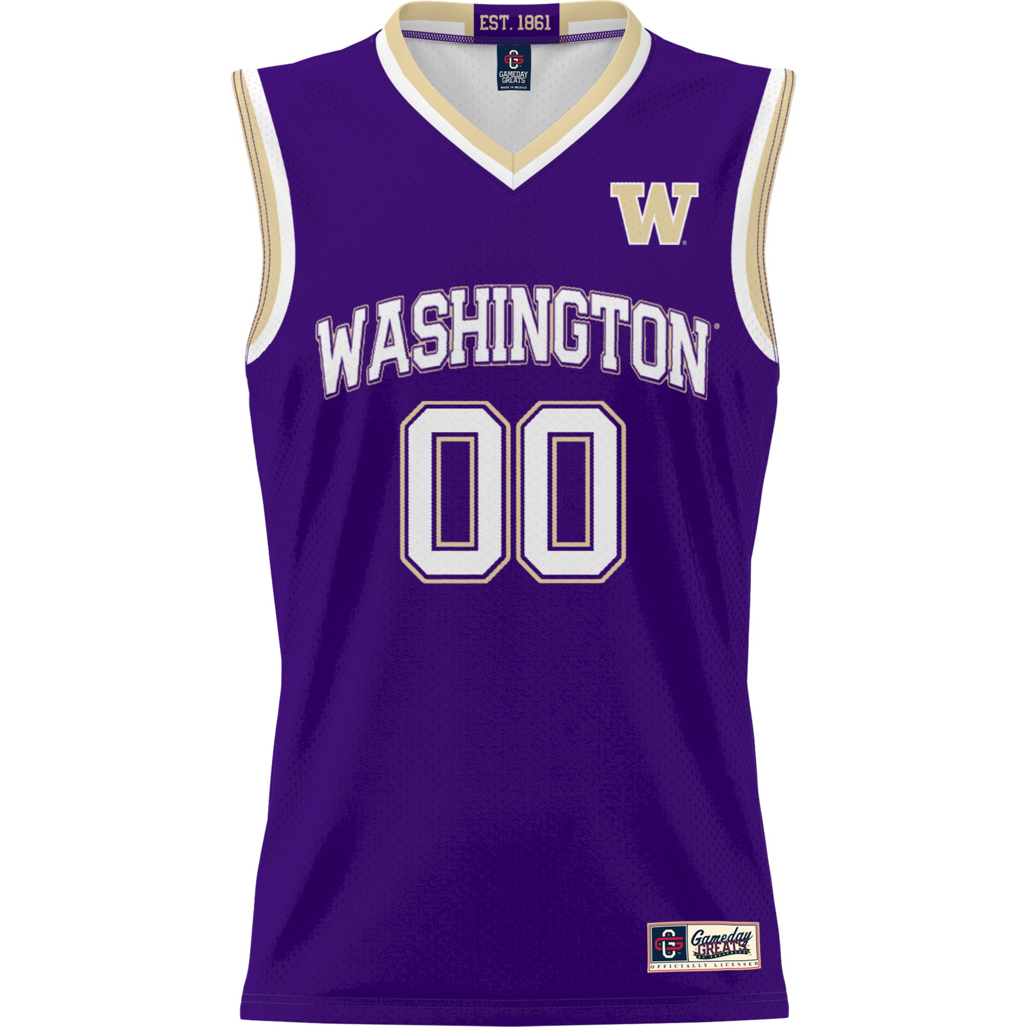 [DDG] Washington Huskies GameDay Greats Youth NIL Pick-A-Player Lightweight Women's Basketball Jersey - Purple