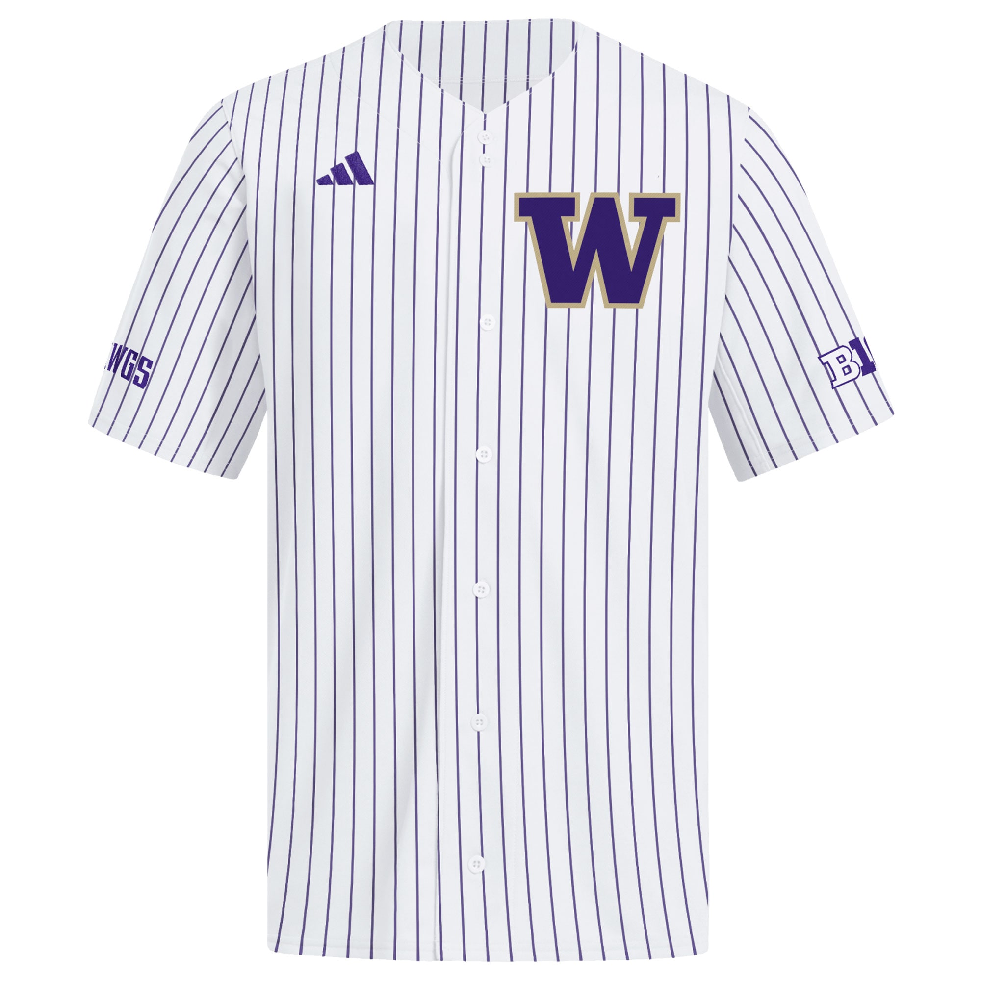 [DDG] Washington Huskies Home Replica Baseball Jersey - White