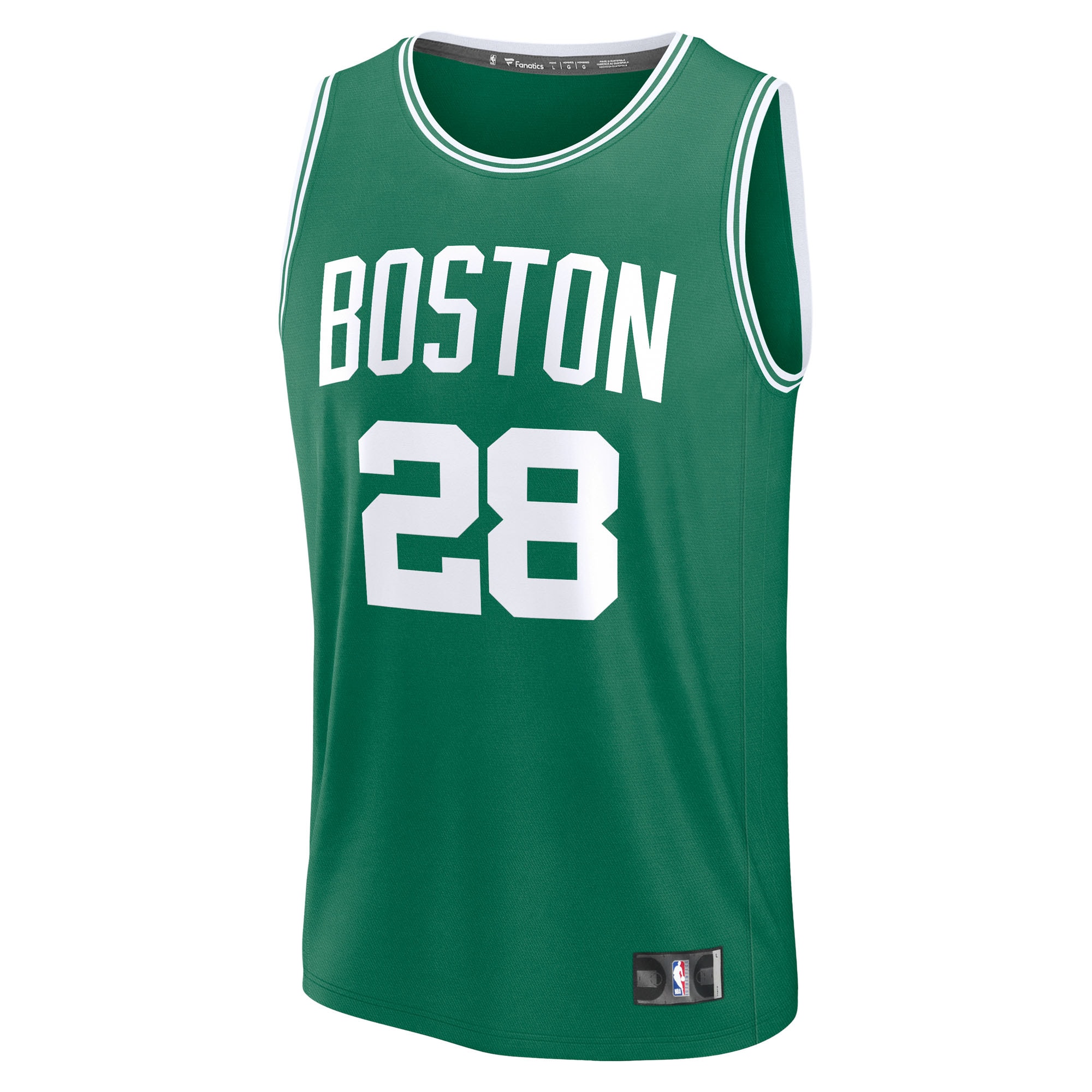 [LK] Hugo Gonzalez Boston Celtics 2025 NBA Draft First Round Pick Fast Break Replica Jersey - Icon Edition - Kelly Green