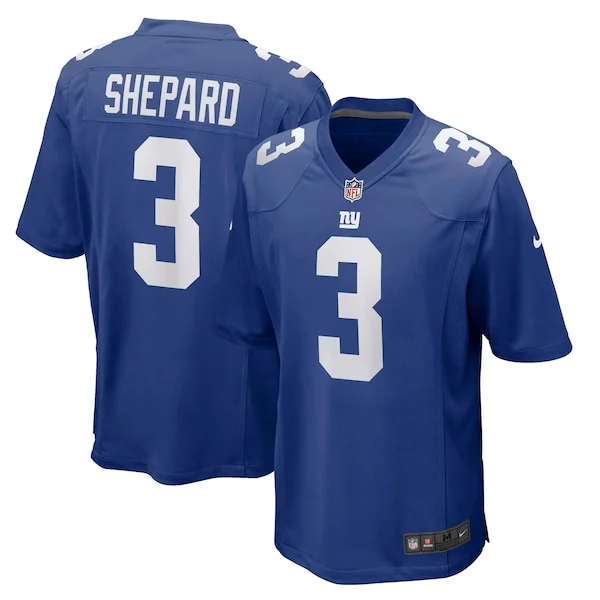 None Sterling Shepard Game Jersey - Royal | NFL Player Jersey