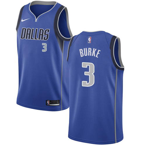 Official Mavs Trey Burke #3 2024 Icon Swingman NBA Jersey Green -