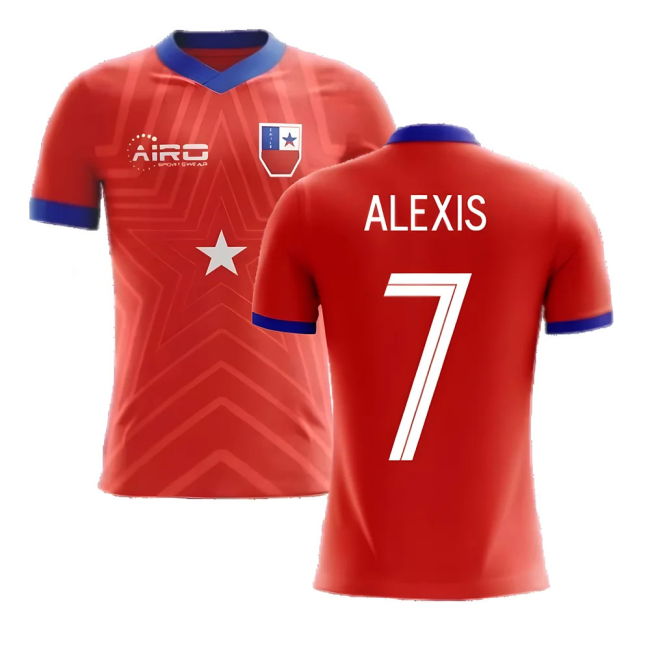 Performance 2025-2026 Chile Home Concept Football Shirt (Alexis 7)