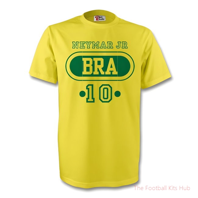 Neymar Jr Brazil Bra T-shirt (yellow)