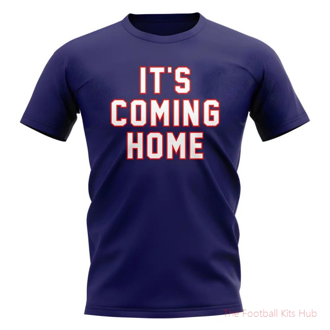 England Footballs Coming Home T-Shirt (Navy)