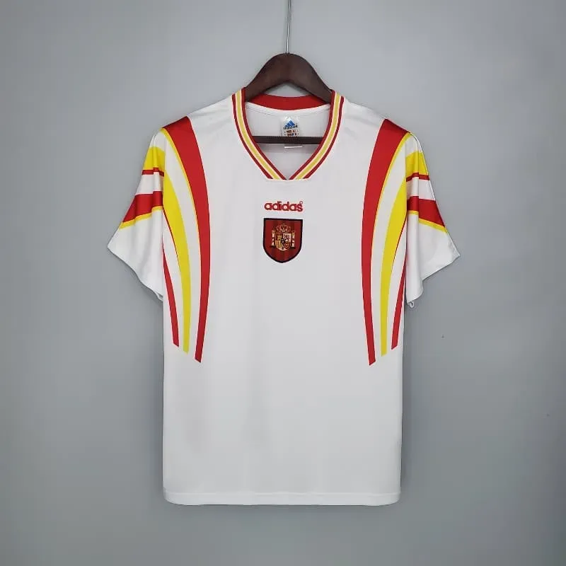 Cheap 1996 Spain Jersey retro kit