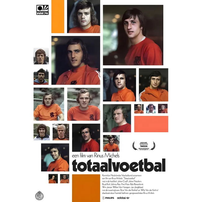 Pennarello: Totaalvoetbal 1974 - White Oranje Netherlands