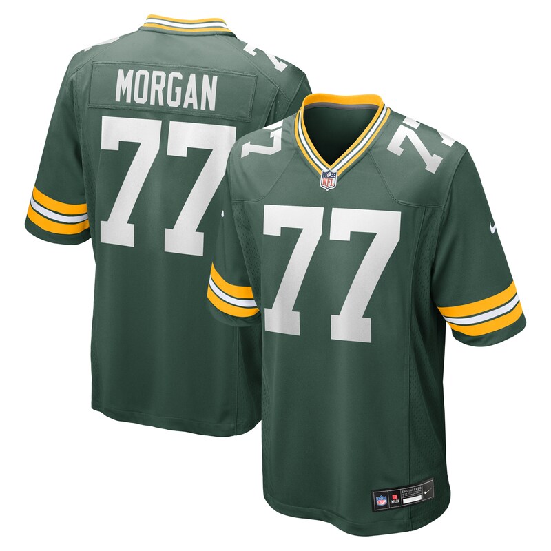 None Jordan Morgan GB Packers Iconic Professional Jersey Game Day Wear