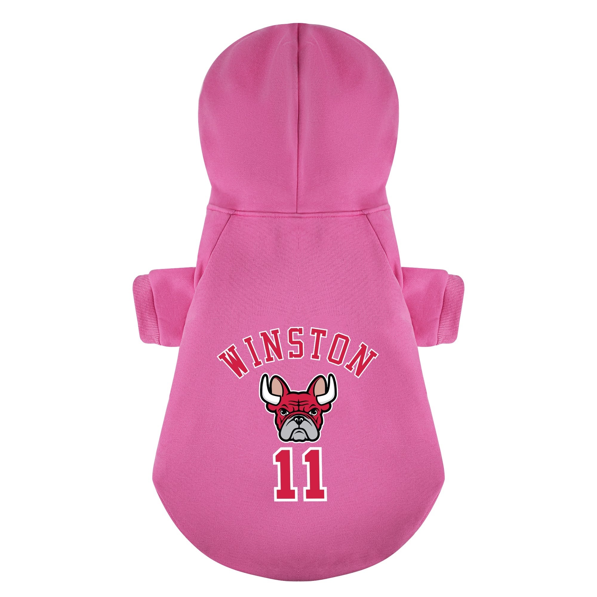 Personalized French Bulldog Hoodies with Custom Name and Number – Stylish, Cozy, and Premium 100% Cotton