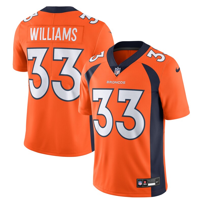None Javonte Williams Fan Favorite DEN Broncos Authentic Jersey