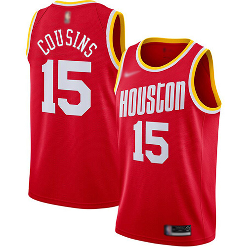 Nike Raptors Red Houston Rockets #15 Jersey - Reasonably Priced