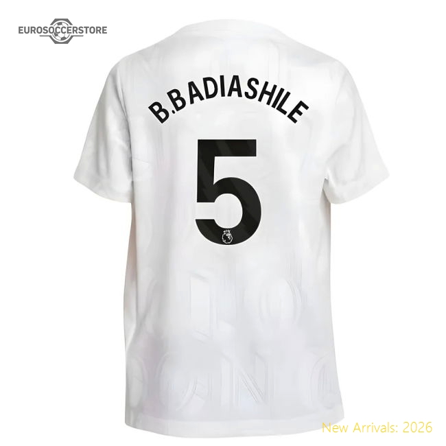 Non-toxic Chelsea Kids Jersey B.badiashile Performance Fabric