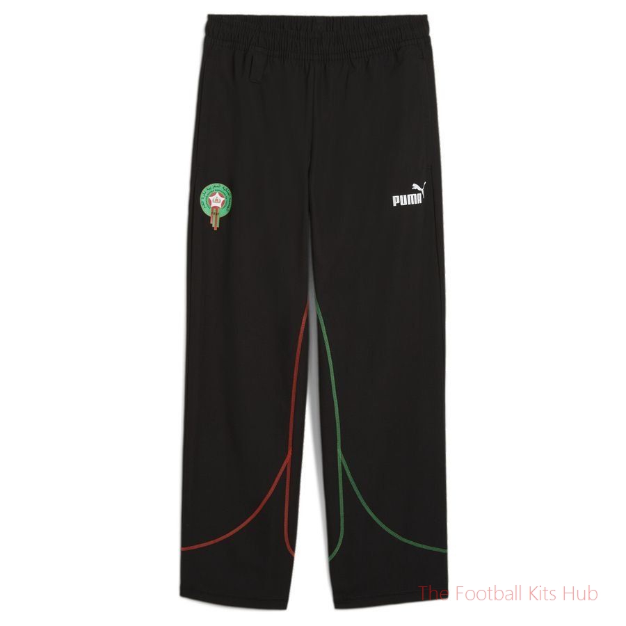 Morocco Track Pants ftblStatement Africa Cup of Nations 2025 - PUMA Black/Puma Red/Archive Green
