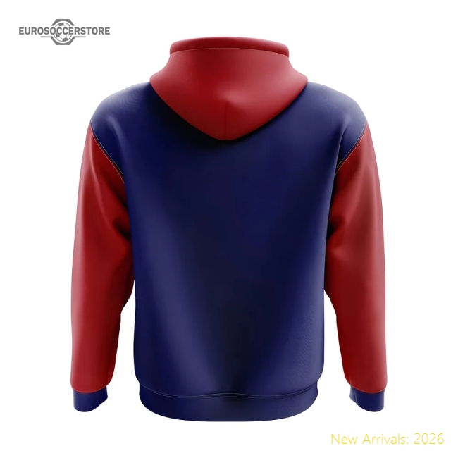 Outstanding Costa Rica Concept Country Football Hoody (blue)