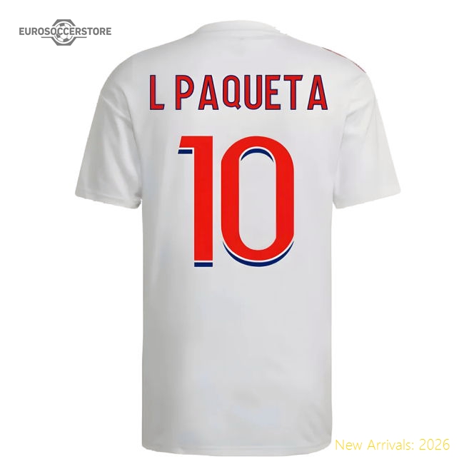 Supporter 2022-2023 Olympique Lyon Home Shirt (L Paqueta 10)