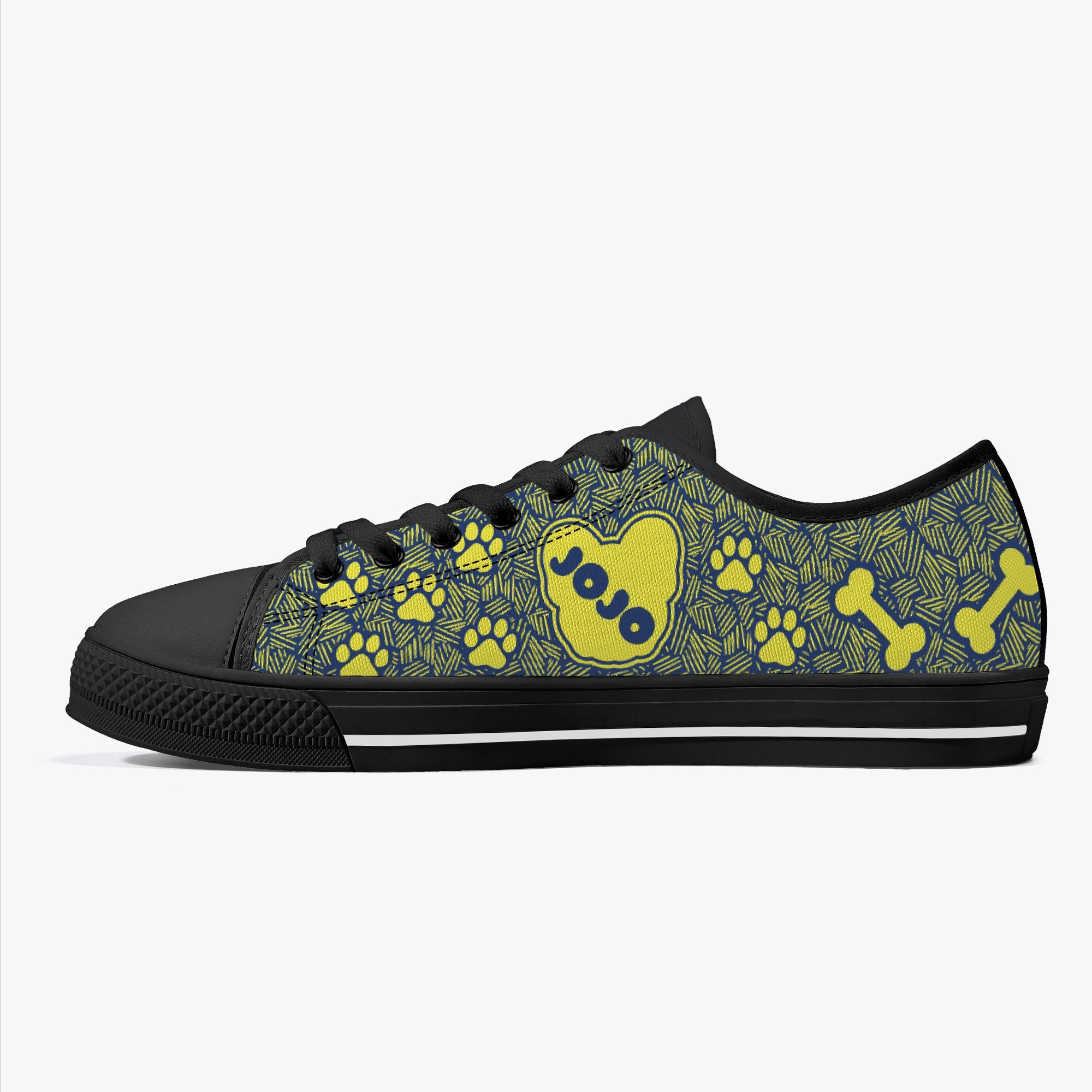 Blaze - Personalized Classic Low-Top Canvas Shoes