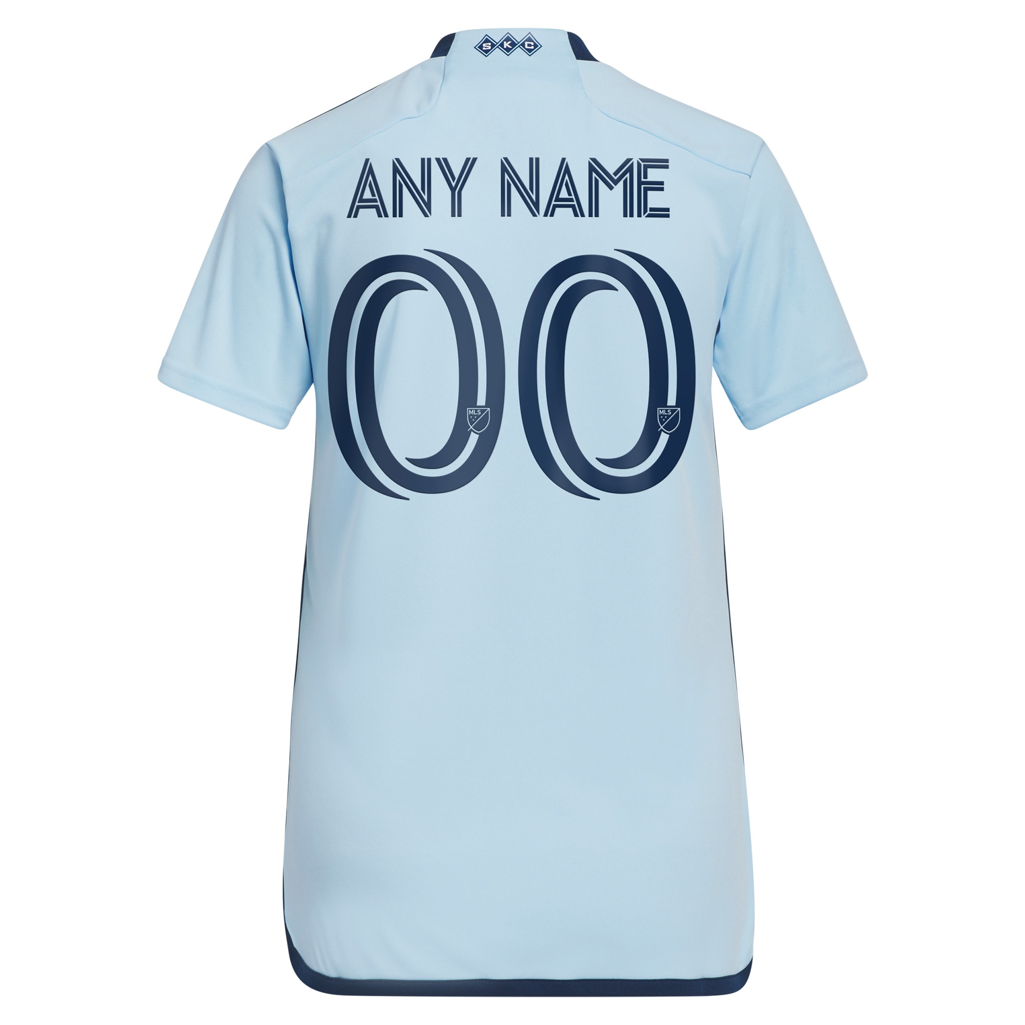 [SJH] Sporting Kansas City Women's 2023 Hoops 4.0 Replica Custom Jersey - Light Blue
