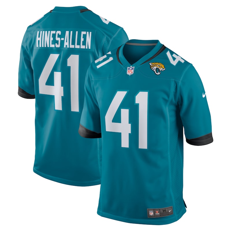 None Josh Hines-Allen Star Player JAX Jaguars Authentic Jersey