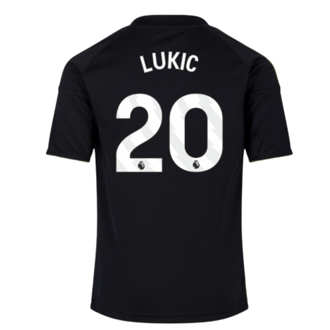 Authentic 2025-2026 Fulham Alternate Shirt Kids Lukic 20