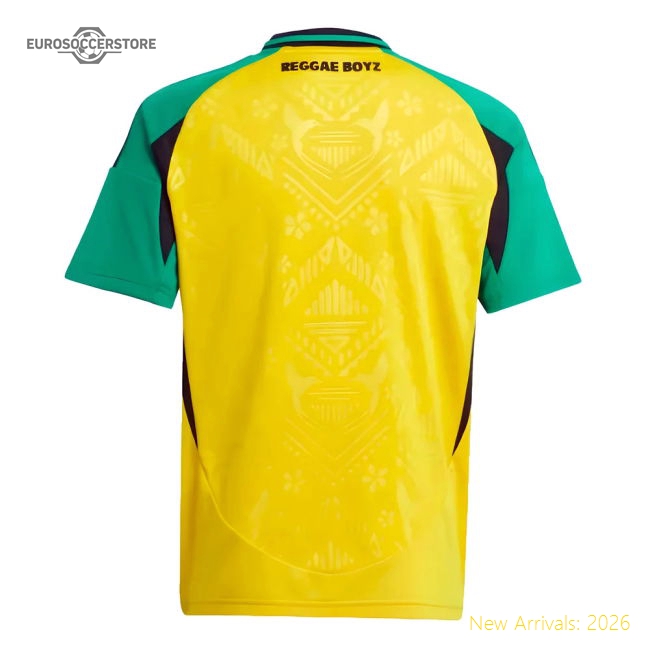Jamaica Kids 20242025 Home Jersey  Durable 7years Breathable