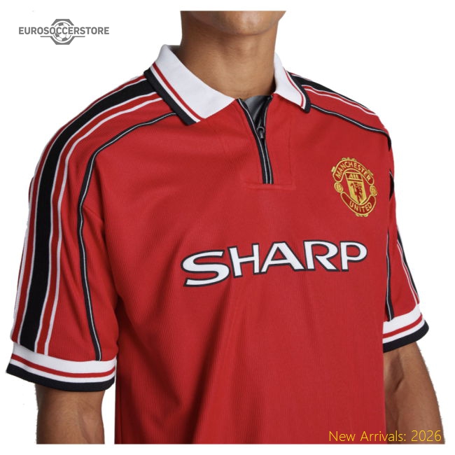 Official 1998-2000 Man Utd Retro Home Shirt - Premium Quality