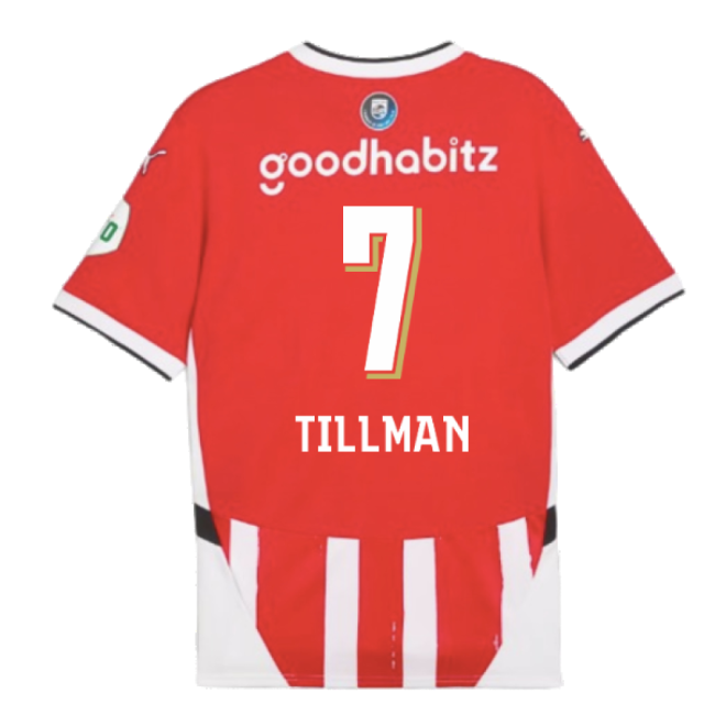 Passionate Red And White Machine Tillman #7 Match Quality Latest Ed...