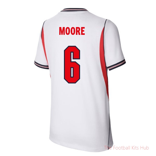 [LK] 2026/27 England Home Shirt (Kids) (Moore 6)