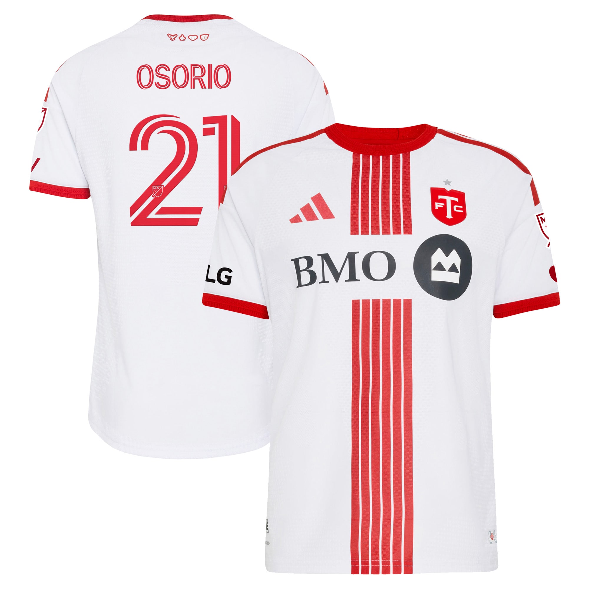 [SJH] Jonathan Osorio Toronto FC 2026 Winter Kit On-Field Authentic Patch Jersey - White