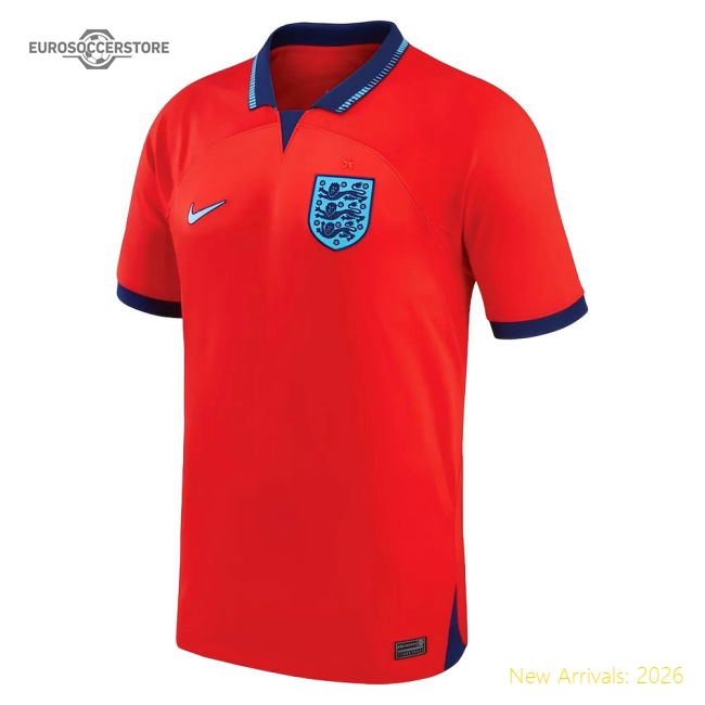 England 2022-2023 Authentic Away Jersey - Athletic Temperature-control